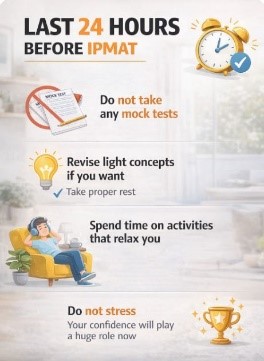 IPMAT - Last 24 hours before the exam
