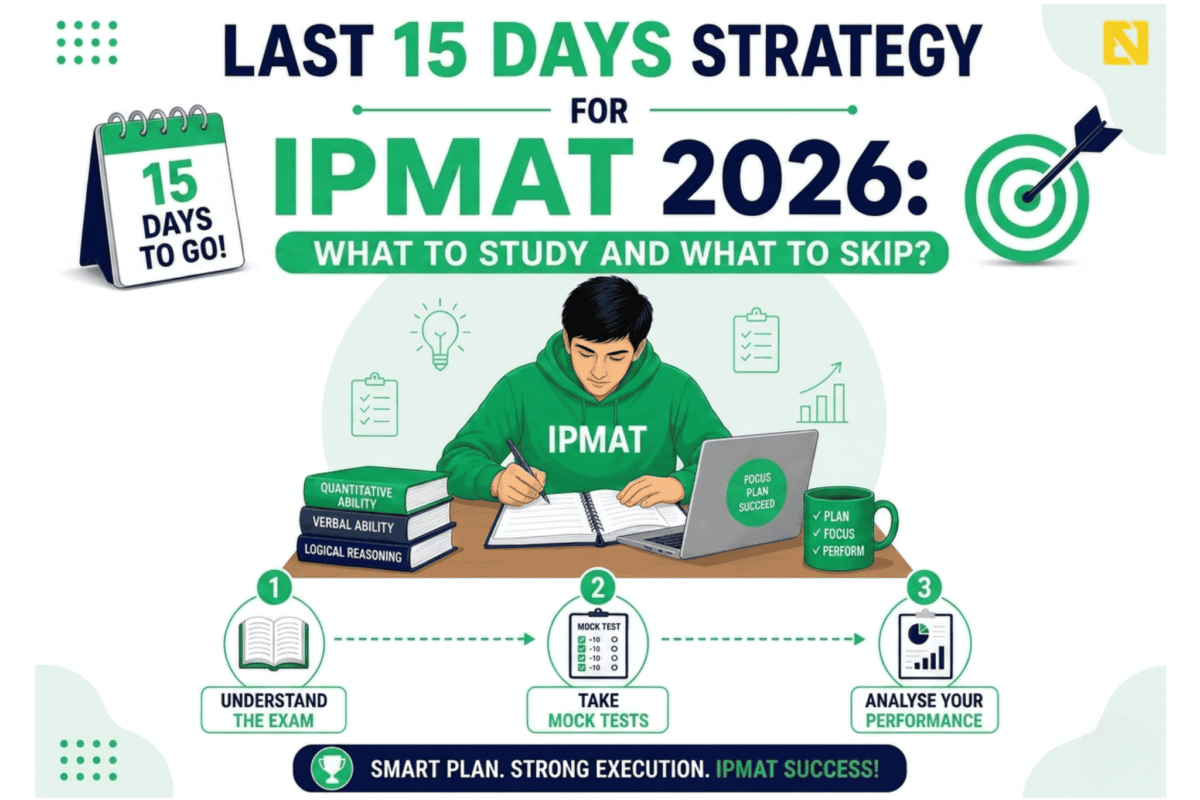 Last 15 Days Strategy for IPMAT 2026: What to Study and What to Skip?